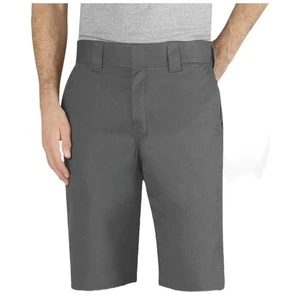 Dickies Herren 11 Zoll Slim Fit Stretch Twill Arbeitsshorts kiesgrau Größe 26 - Bild 1 von 3