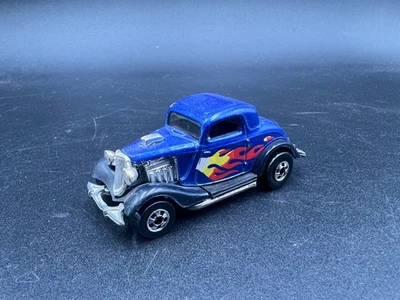 Hot Wheels 3 Ventanas 34 Ford Azul Paredes Negras Malasia Parque N Placas ¡Forma Decente! Foto 1 de 4