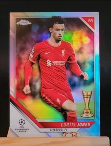 Curtis Jones All Star Rookie Refractor Topps Chrome 2022 Liverpool - Bild 1 von 2