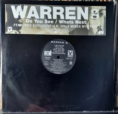 Warren G – Do You See / What's Next (Rush Associated Labels) 1995 Promo UK - Image 1 of 3