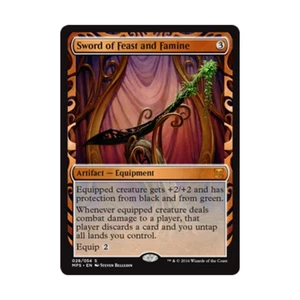 WOTC MTG Kaladesh Invention Sword of Feast and Famine (MR) (Foil) NM - Picture 1 of 1