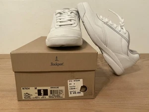 Rockport Schuhe Herren Größe 9 Weiß Arkholme Gehen Komfort Niedrig Freizeit M7634 - Bild 1 von 10