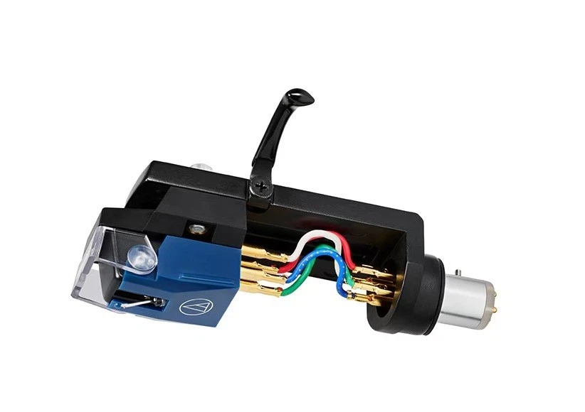 audio-technica VM type stereo cartridge with head shell AT-VM520xEB/H - Image 1 of 1