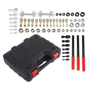 Kit completo de perseguidor de roscas 61X M6x1.0-M14x1.5 y 1/4"-5/8" SAE con archivos - Imagen 1 de 17