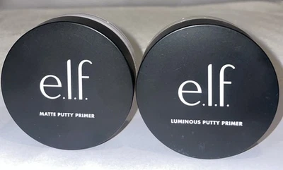 Set Of New e.l.f. Matte Putty Primer & Luminous Putty Primer (hydrates/smooths) - Image 1 of 4