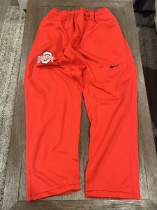 Ohio State Buckeyes Jogginghose Hose Herren XL Rot Dri-FIT Sweatpants Nike NCAA - Bild 1 von 1
