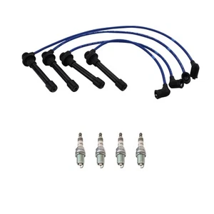 NGK 7mm Wire Set 4 Iridium SparkPlug Kit For Acura EL Honda Civic L4 W/0.044 Gap - Picture 1 of 1