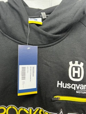 Sudadera con capucha Husqvarna Rockstar réplica #3RS2096303 Foto 1 de 4