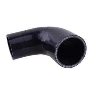 Accoppiatore per tubo flessibile in silicone nero da 2 "a 2,5" a 90 gradi 4ply - Picture 1 of 5