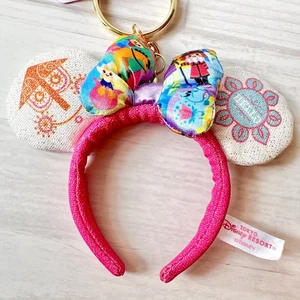 Tokyo Disney land New It’s A Small World Ears Headband Keychain in Stock - Picture 1 of 14