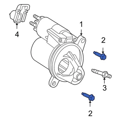 For Ford F-150 2009-2017 Ford W704942S437M Starter Bolt Foto 1 de 4