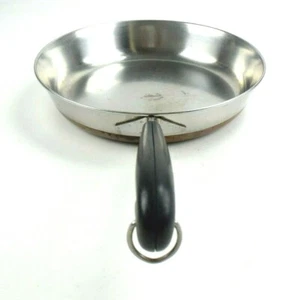 Vintage 1801 Revere Ware Copper Bottom Frying Pan 10" - Picture 1 of 7