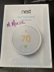 NEW IN BOX Google Nest Smart Thermostat E - T4000ES (Frosted White) #6 - Picture 1 of 4