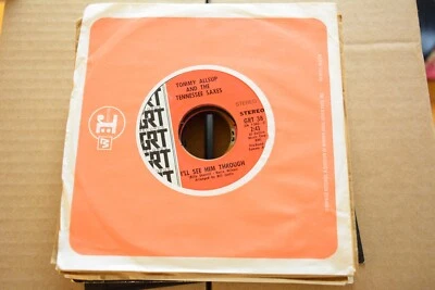 TOMMY ALLSUP "I'LL SEE HIM THROUGH / SNOWBIRD" 45RPM 7" SINGLE G+ [B4-43] - Image 1 of 4