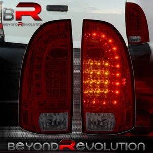 For 2005-2015 Tacoma LED Tail Light Stop Signal Lamp Assembly LH+RH Red Smoked - Picture 1 of 7