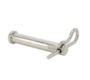 Lot Of 2 New 3/8x2 18-8 Stainless Steel Clevis Pin 3/8" Diameter, 2" - Picture 1 of 2