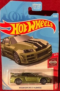 HOT WHEELS NISSAN SKYLINE GT-R 45/250.CARD IS DAMAGED. SEE COMBINED OFFERS - Picture 1 of 1