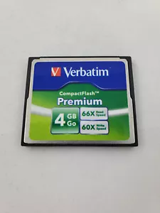 Verbatim Compactflash Premium 4gb 66xread 60xwrite - Picture 1 of 2