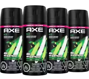 4x Lot AXE Kilo Deodorant Body Spray 4oz Discontinued Scent Mandarin& Sandalwood - Picture 1 of 1