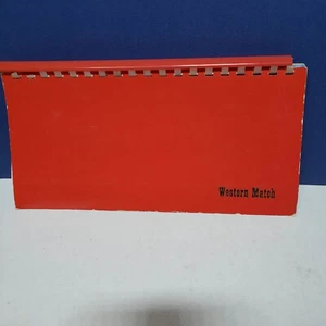 WESTERN MATCH Company Canadá 1968 Matchbook Catálogo Vendedor Muestras - Imagen 1 de 9