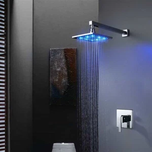 Bath Select Briano Water Powered LED Shower Brass Built In Mixer - BLED6109-12 - Picture 1 of 5