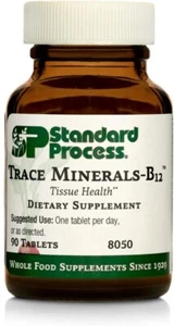 Standard Process Trace Minerals B12 Health Cell Function Immune System 90 tab - Picture 1 of 5