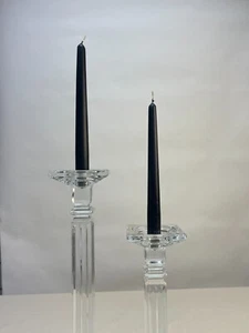 Tapered Black Candles 7.5 Hours burn time 240mm pack of 50 - Picture 1 of 1