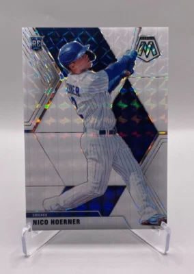2020 Chronicles Mosaic Nico Hoerner White Rookie /25 RC #17 Chicago Cubs - Image 1 of 2