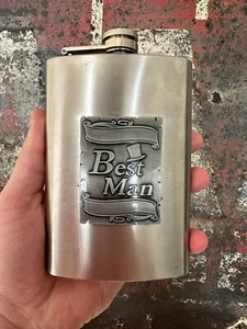 Best Man Flask - Picture 1 of 4