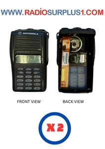 2 x Motorola EX600XLS Complete Housing - Black - PMHE4037 - Picture 1 of 1