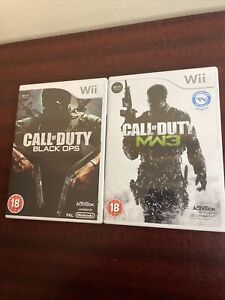 Call of Duty: Modern Warfare 3 & Black Ops Nintendo Wii) Sehr guter Zustand Versand am selben Tag