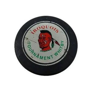 Disco de hockey oficial virrey vintage Iroquois Tournament Whitby - OHA Canadá: - Imagen 1 de 3