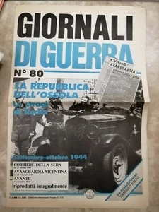 GIORNALI DI GUERRA - N 80 DEL SETTEMBRE OTTOBRE 1944 - QQ - Foto 1 di 1
