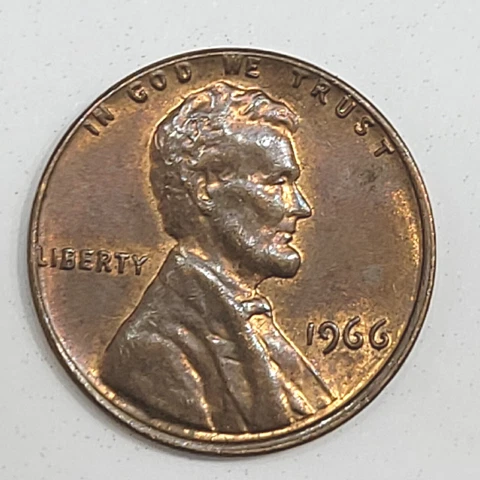 1966 Lincoln Cent Ddo Ddr Great Condition! Cover