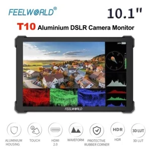 FEELWORLD T10 10" Alloy 4K HDMI 3D-LUT Touch Screen Camera Field Video Monitor - Picture 1 of 12