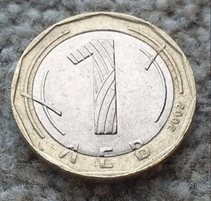 Bulgarien 1 Lew 2002 - Bi-Metall - Heiliger - vz / xf - Bild 1 von 2