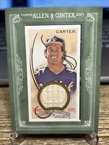 2023 ALLEN & GINTER Mini Relic Gary Carter MFR-GC New York Mets - Picture 1 of 2