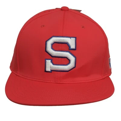 The Game Baseball Red Cap Size 7 1/2 Fitted Embroidered S Front, MOCS on Back - Image 1 of 4