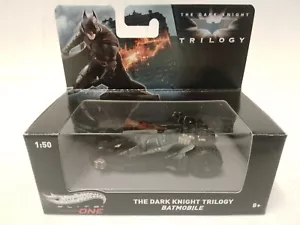 Hot Wheels Elite The Dark Knight Trilogy Batmobile Batman 1/50 BLY18 - Foto 1 di 2