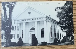 Grafton Savings Bank Grafton Mass postcard - Picture 1 of 2