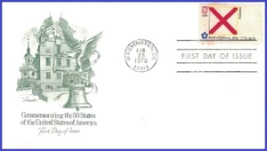 USA3 #1654 U/A ARTMASTER FDC Alabama State Flag - Picture 1 of 1