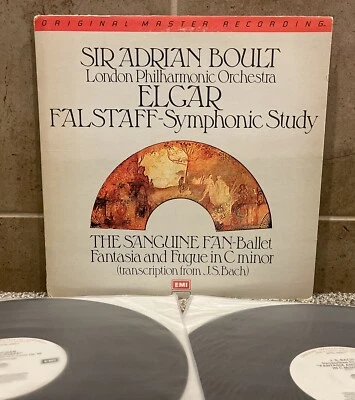ELGAR Adrian Boult FALSTAFF Mobile Fidelity MFSL 2-501 ‘81 ½-Speed Mastered EX+ - Image 1 of 4
