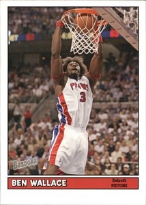 2005-06 Topps Bazooka Detroit Pistons Basketball Card #102 Ben Wallace