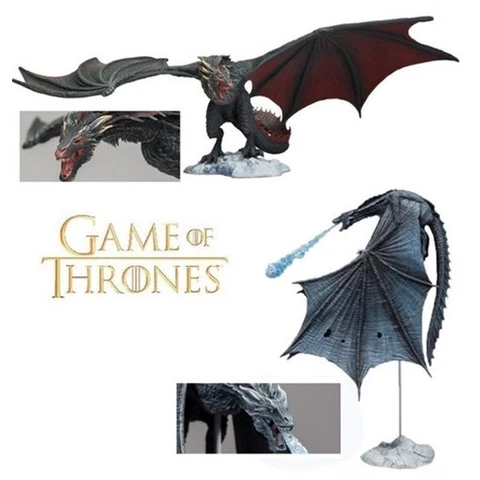 GAME OF THRONES Viserion Ice Dragon Deluxe ACTION FIGURE Toys Gift no color box Cover