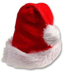 Rosso Babbo Natale Cappello Vestito Natale Festa - Picture 1 of 1