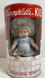 Vintage Campbells Kid Junior Series Doll Bank Horsman 7211-6 Chef Blue - Picture 1 of 2