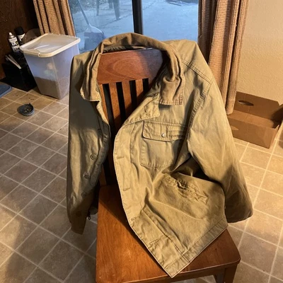 Chaqueta de trabajo vintage Y2K Old Navy cremallera completa ropa de granero 2XL tostada al aire libre Detroit Foto 1 de 4