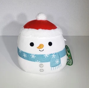 Seltene Rarität Squishmallow Galindo Schneemann roter Hut Stofftier Plüschtier 8 Zoll Neu mit Etikett - Bild 1 von 7