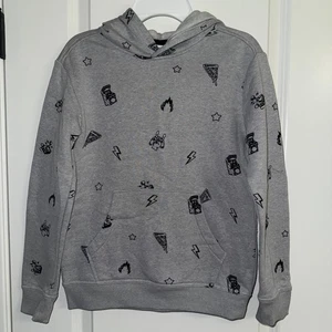 Neu ohne Etikett Jungen Schwänze Sportartikel DSG grau Gamer Hoodie Kapuzenpullover Größe M - Bild 1 von 3