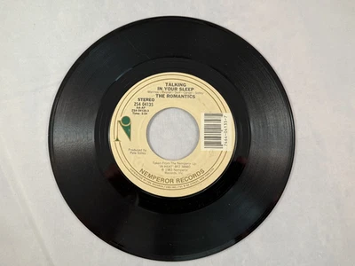 The Romantics - Talking In Your Sleep/I'm Hip, 45 Vinyl Record 1983 Nemperor - Image 1 of 3